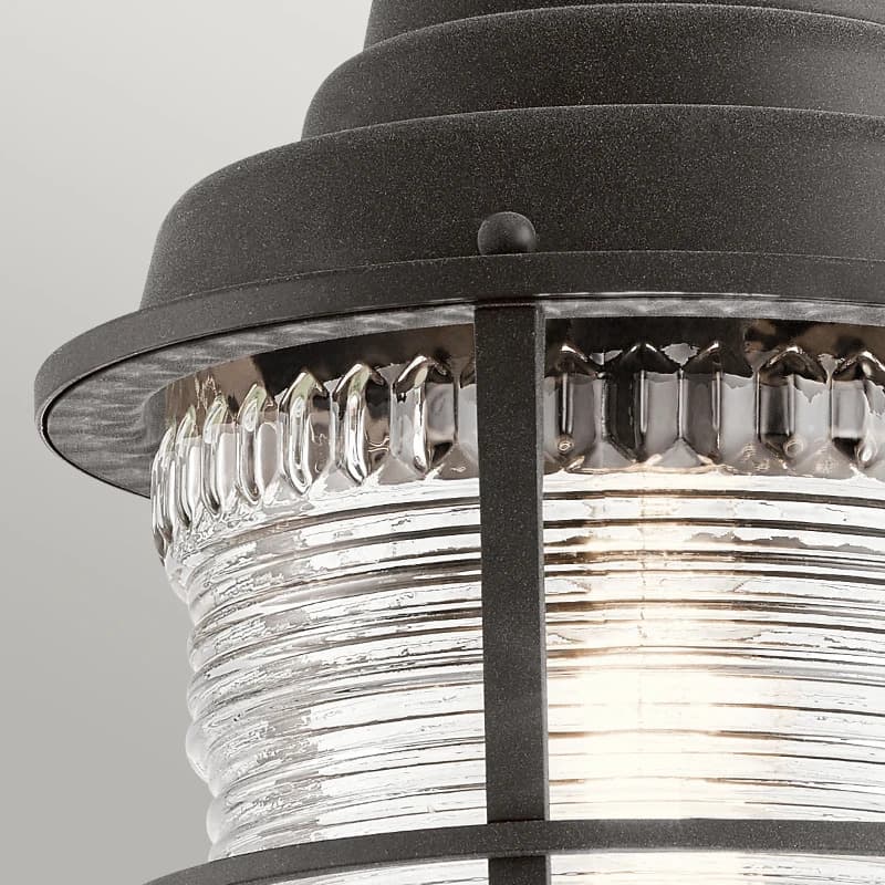 Kichler LED Buiten Hanglamp Chance Harbor | 1X E27 Max 60W | IP44 | Dimbaar | Weathered Zinc thumbnail 2