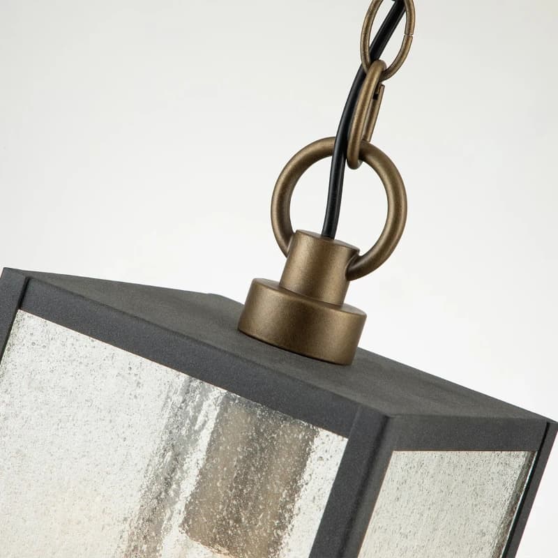 Kichler LED Buiten Hanglamp Lahden | 1X E27 Max 60W | IP44 | Dimbaar | Weathered Zinc thumbnail 2