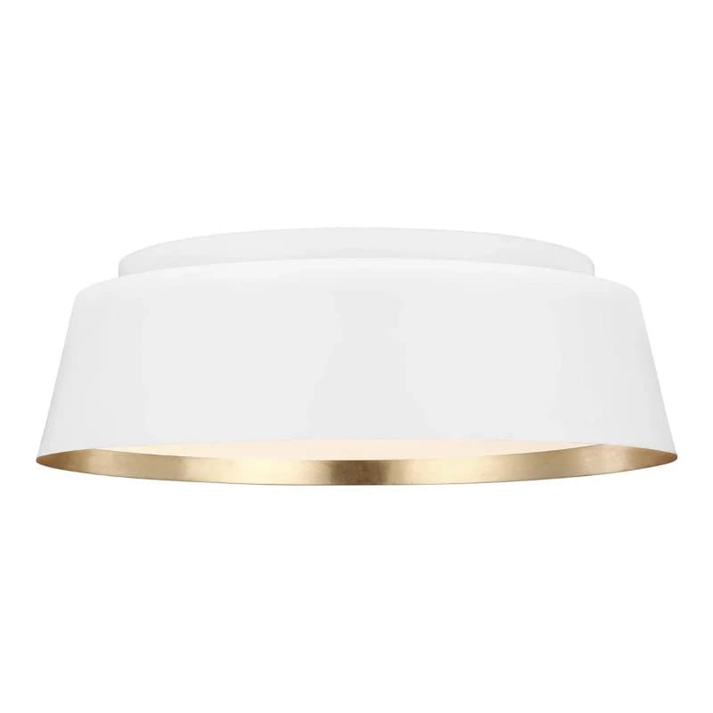 Feiss LED Plafondlamp Asher | 3X E14 Max 60W | Dimbaar | Matte White&Gold thumbnail 2