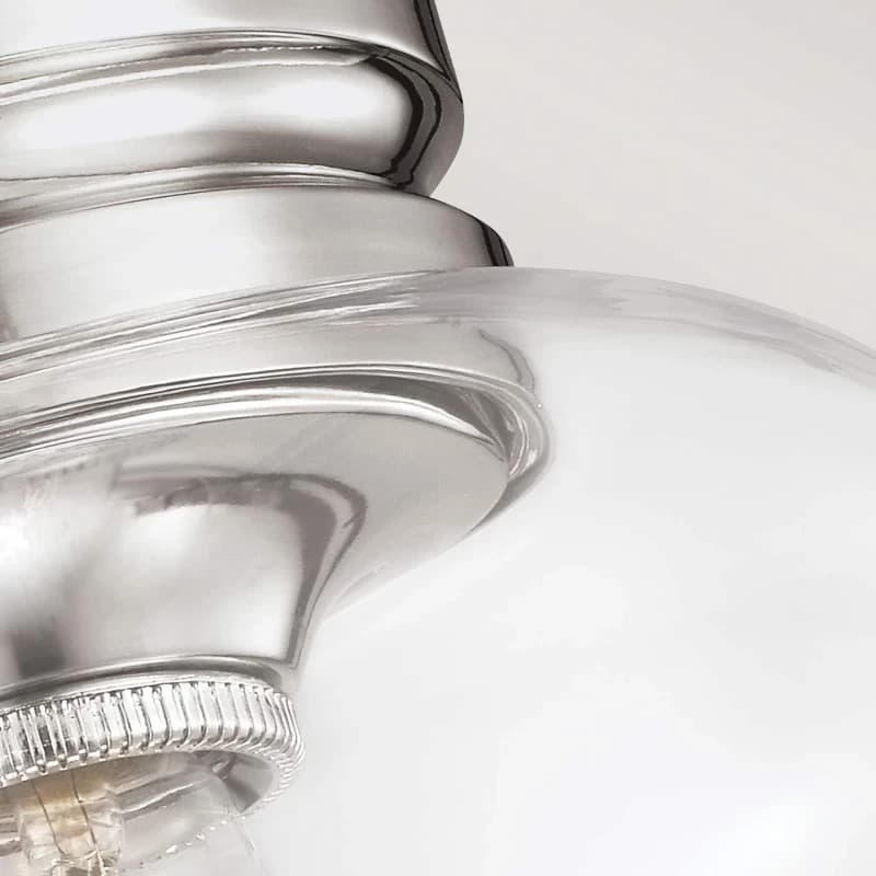 Feiss LED Plafondlamp Hounslow | 1X E27 Max 60W | Dimbaar | Polished Nickel thumbnail 2