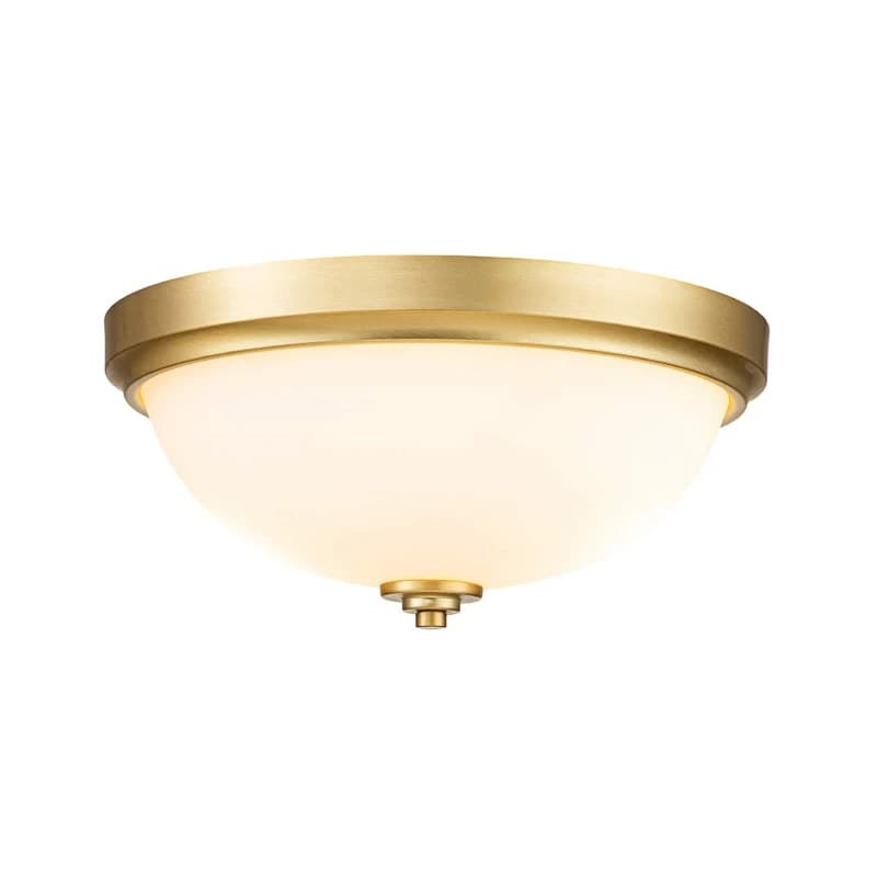 Feiss LED Badkamerarmatuur Malibu | 2X E27 Max 60W | IP44 | Dimbaar | Brushed Brass