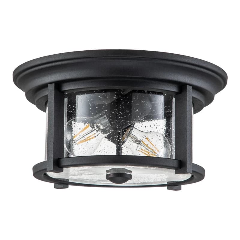 Feiss LED Buitenlamp Merrill | 2X E27 Max 60W | IP44 | Dimbaar | Black