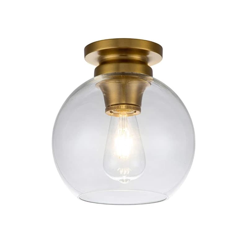 Feiss LED Plafondlamp Tabby | 1X E27 Max 60W | Dimbaar | Burnished Brass