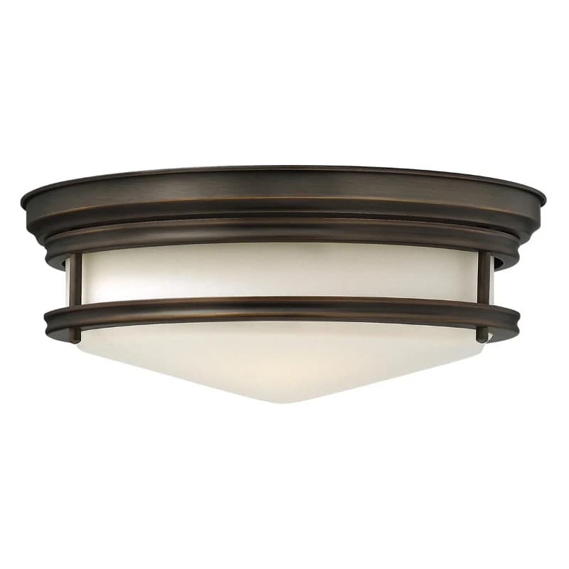 Hinkley LED Plafondlamp Hadley | 3X E27 Max 40W | IP44 | Dimbaar | Oil Rubbed Bronze