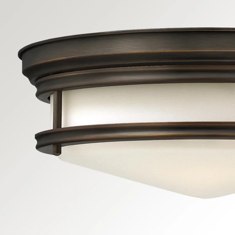 Hinkley LED Plafondlamp Hadley | 3X E27 Max 40W | IP44 | Dimbaar | Oil Rubbed Bronze thumbnail 2