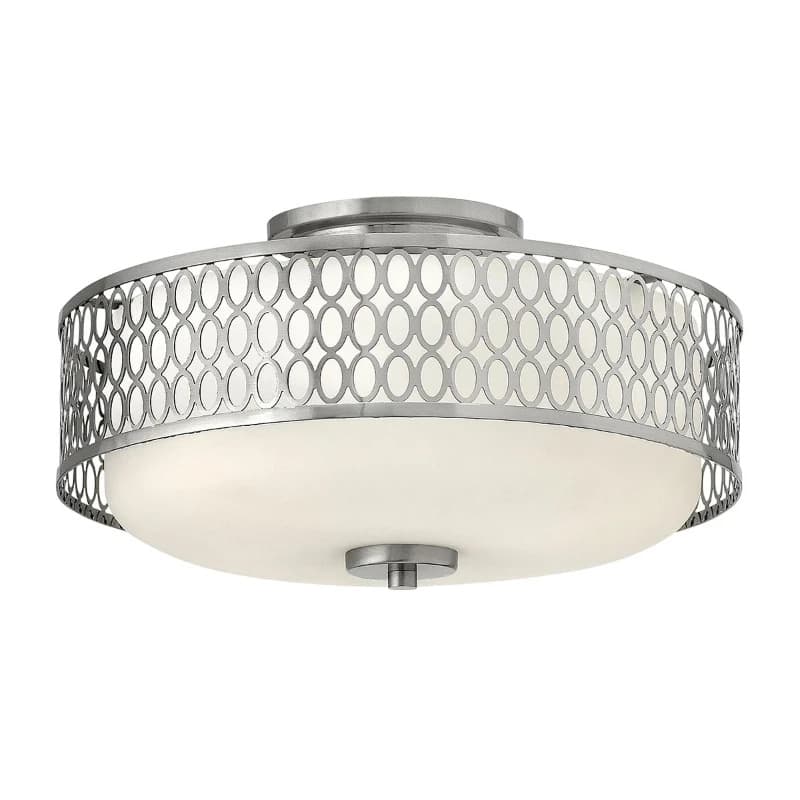 Hinkley/ Fredrick Ramond LED Plafondlamp Jules | 3X E27 Max 60W | Dimbaar | Brushed Nickel