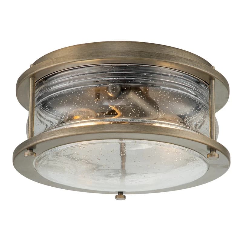 Kichler LED Plafond Buitenlamp Ashland Bay | 1X E27 Max 60W | IP44 | Dimbaar | Burnished Bronze