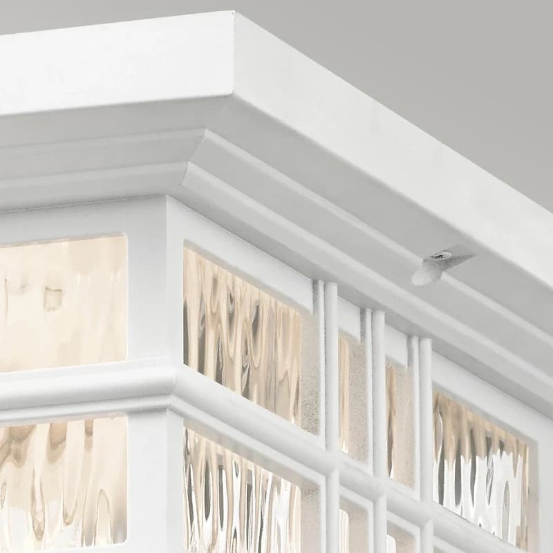 Kichler LED Buitenlamp Beacon Square | 2X E27 Max 60W | IP44 | Dimbaar | White thumbnail 2