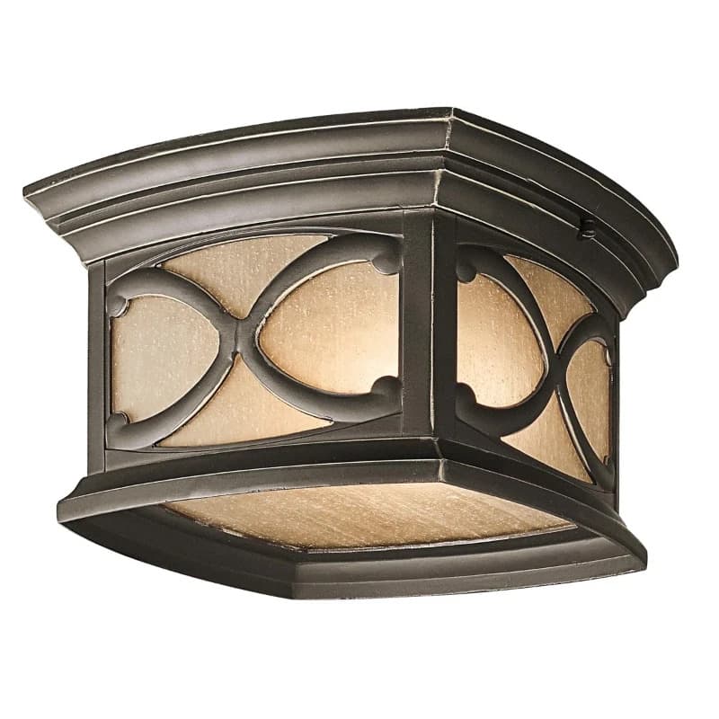 Kichler LED Buitenlamp Franceasi | 2X E27 Max 60W | IP44 | Dimbaar | Olde Bronze