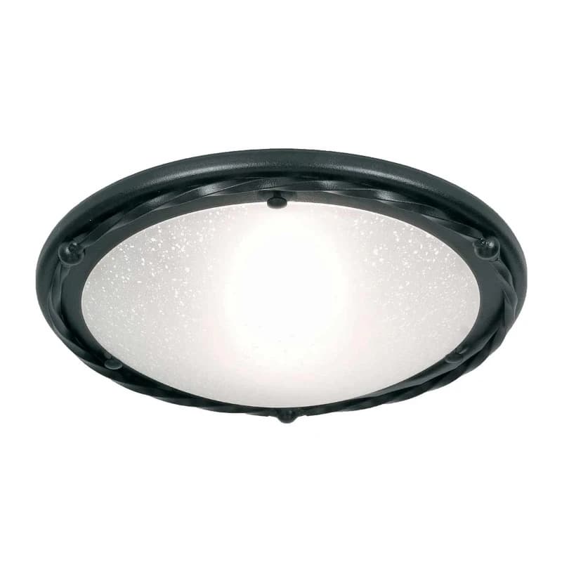 Elstead Lighting LED Plafondlamp Pembroke | 1X E27 Max 60W | Dimbaar | Black