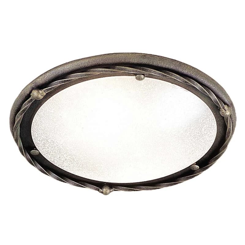 Elstead Lighting LED Plafondlamp Pembroke | 1X E27 Max 60W | Dimbaar | Black/Gold