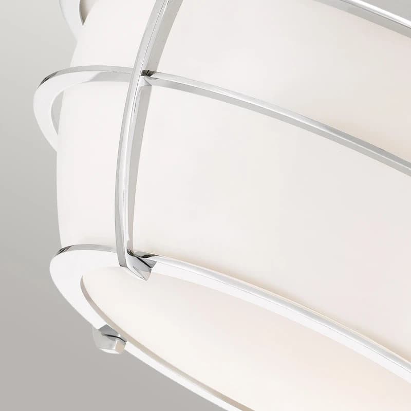 Quoizel LED Plafond Badkamerlamp Chance | 2X E27 Max 60W | IP44 | Dimbaar | Polished Chrome thumbnail 2