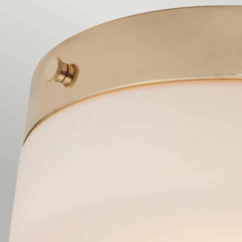 Elstead Lighting LED Plafond Badkamerlamp Tamar | 5.7W 3000K 600Lm 830 | IP44 | Dimbaar | Polished Gold thumbnail 2