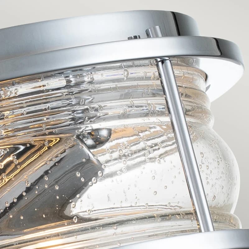 Kichler LED Badkamerarmatuur Ashland Bay | 2X E27 Max 60W | IP44 | Dimbaar | Polished Chrome thumbnail 2