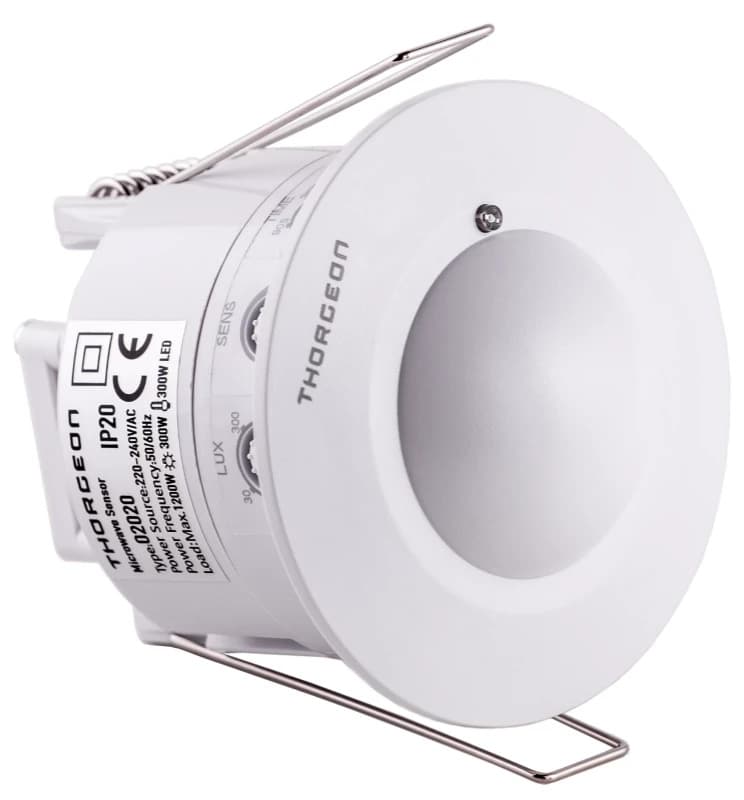 Thorgeon Bewegingssensor | Inbouw (stucwerk) IP20 Wit 360°