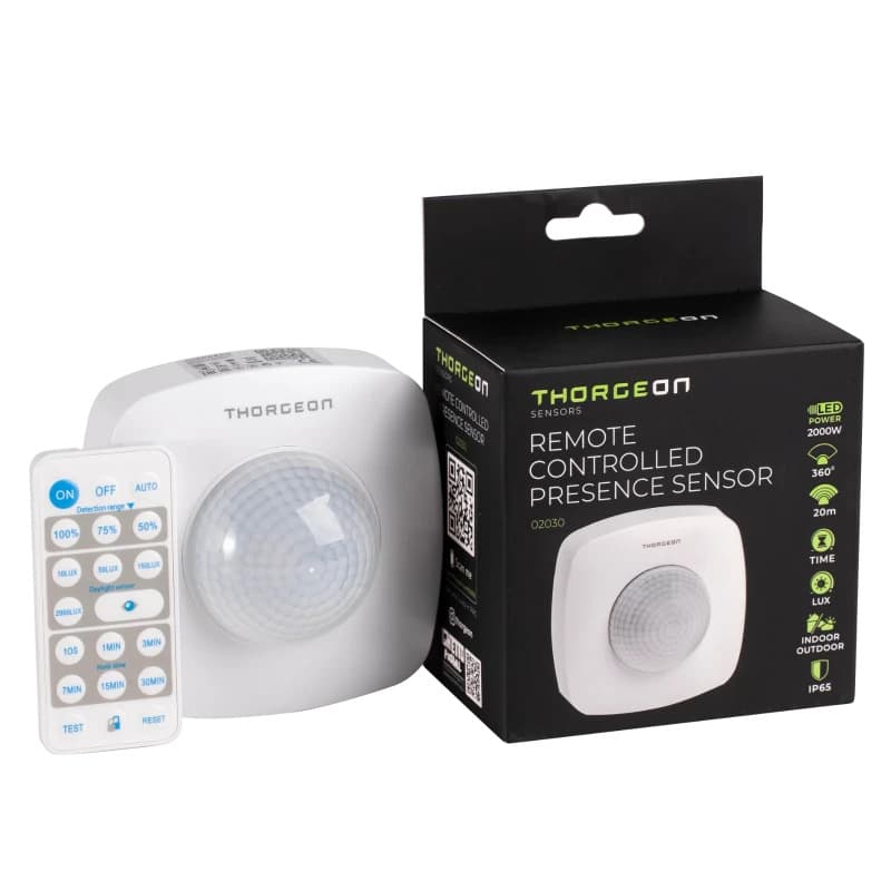 Thorgeon PIR Bewegingssensor | Plafond Opbouw IP65 Wit 360° thumbnail 2