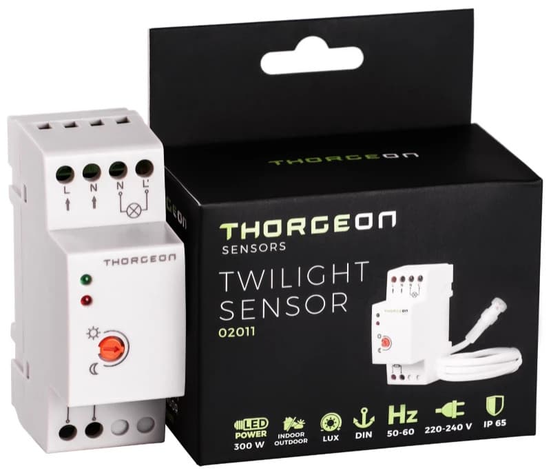 Thorgeon Schemerschakelaar | IP65 Max 300W | Grijs thumbnail 2