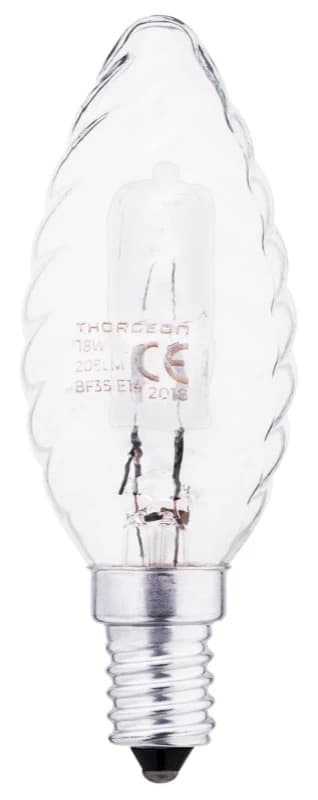 Thorgeon E14 Halogeen Kaarslamp | 18W 2700K 205LM 240V | Dimbaar