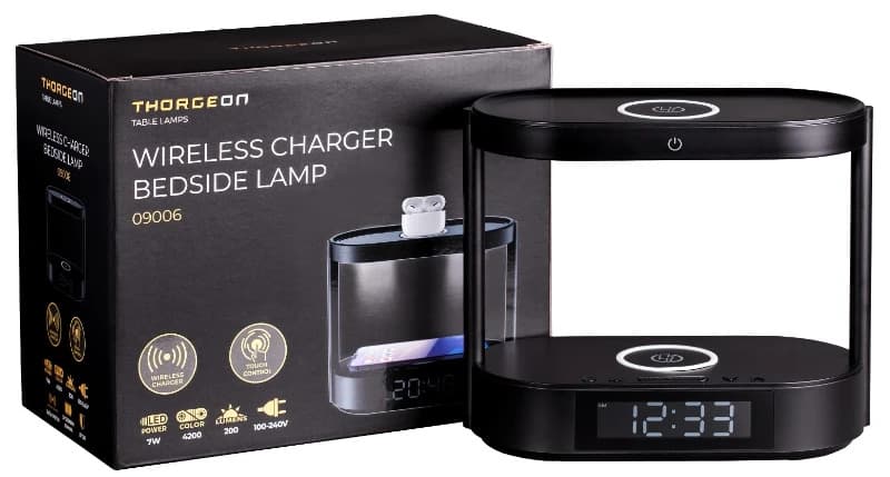 Thorgeon LED Tafellamp | 7W 3800K/4600K 200Lm | 838/846 | Dimbaar | Met Wireless Charging thumbnail 2