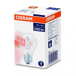 Osram E27 Halogeenlamp | 70W 2700K |  Dimbaar