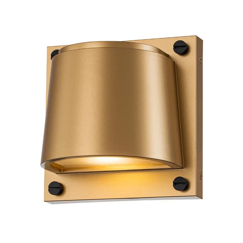 Hinkley LED Wand Buitenlamp Scout | 8W 3000K 560Lm 30 | IP44 | Dimbaar | Painted Heritage Brass