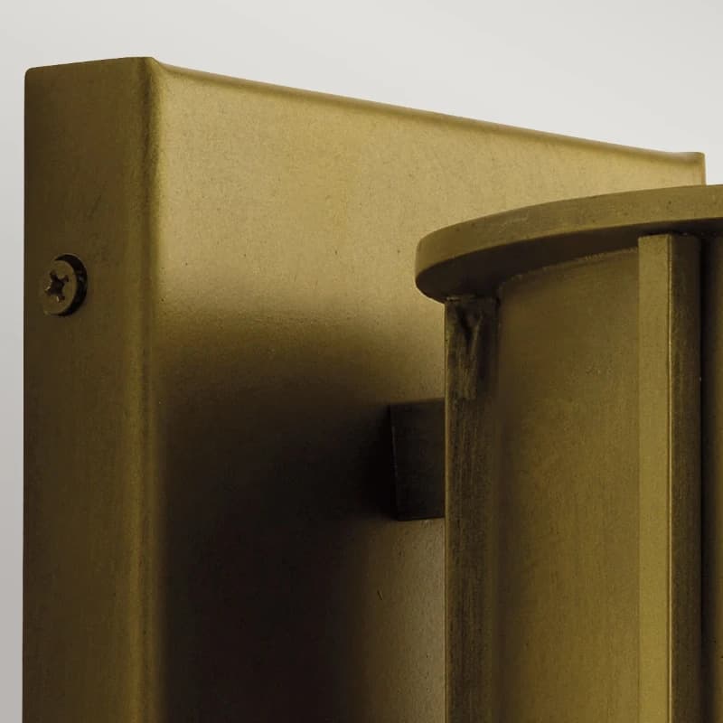 Kichler LED Wand Buitenlamp Camillo | 1X E27 Max 60W | IP44 | Dimbaar | Painted Natural Brass thumbnail 2