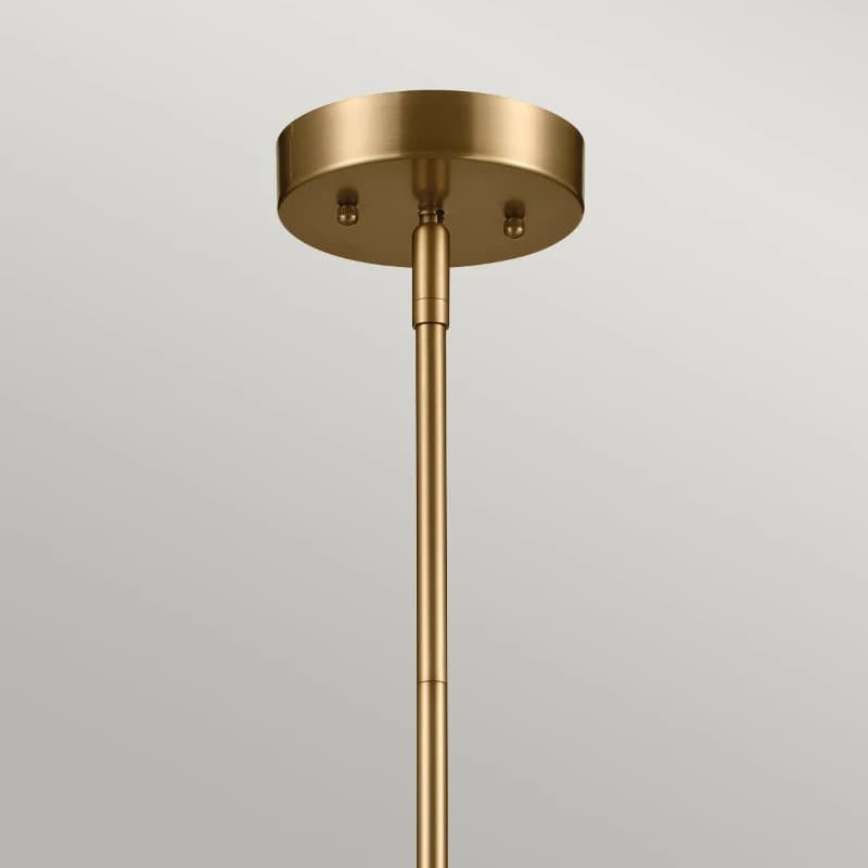 Kichler LED Hanglamp Luella | 4X E14 Max 60W | Dimbaar | Brushed Natural Brass thumbnail 2
