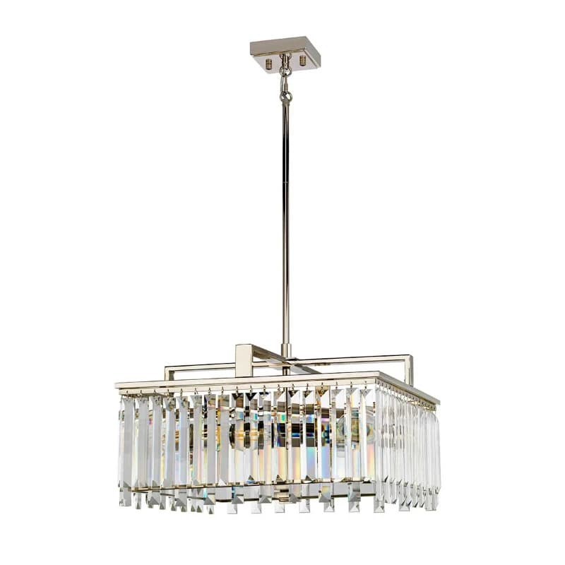 Elstead Lighting LED Kroonluchter | 4X E27 Max 60W | Dimbaar | Polished Nickel thumbnail 2