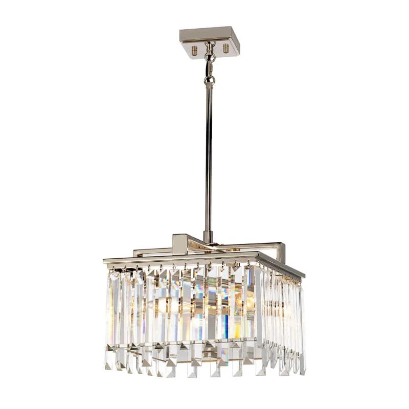 Elstead Lighting LED Kroonluchter | 4X E14 Max 40W | Dimbaar | Polished Nickel