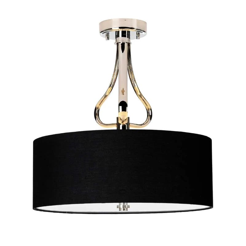 Elstead Lighting LED Badkamerarmatuur Falmouth | 3W 3000K 900Lm 830 | IP44 | Dimbaar | Polished Chrome/ Black Shade