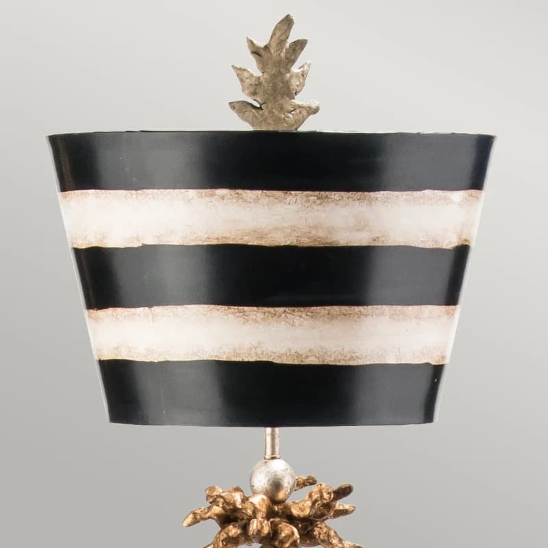 Flambeau Staande LED Lamp South Beach | 1X E27 Max 60W | Black, Putty&Gold Leaf thumbnail 2