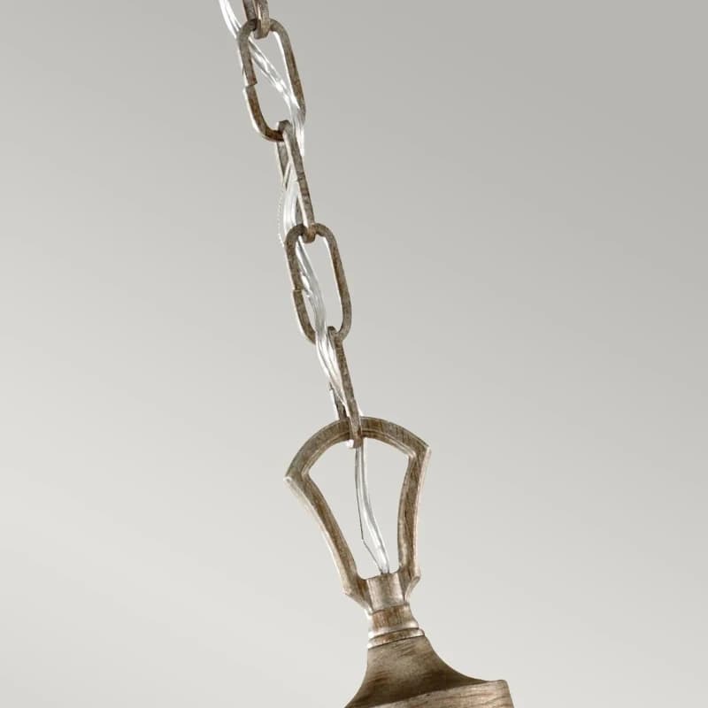 Feiss LED Kroonluchter | 5X E14 Max 40W | Dimbaar | Silver Sand thumbnail 2