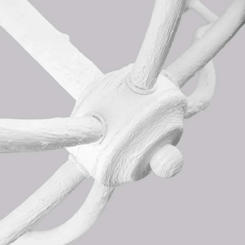 Feiss LED Kroonluchter | 6X E14 Max 40W | Dimbaar | Textured Plaster White thumbnail 2