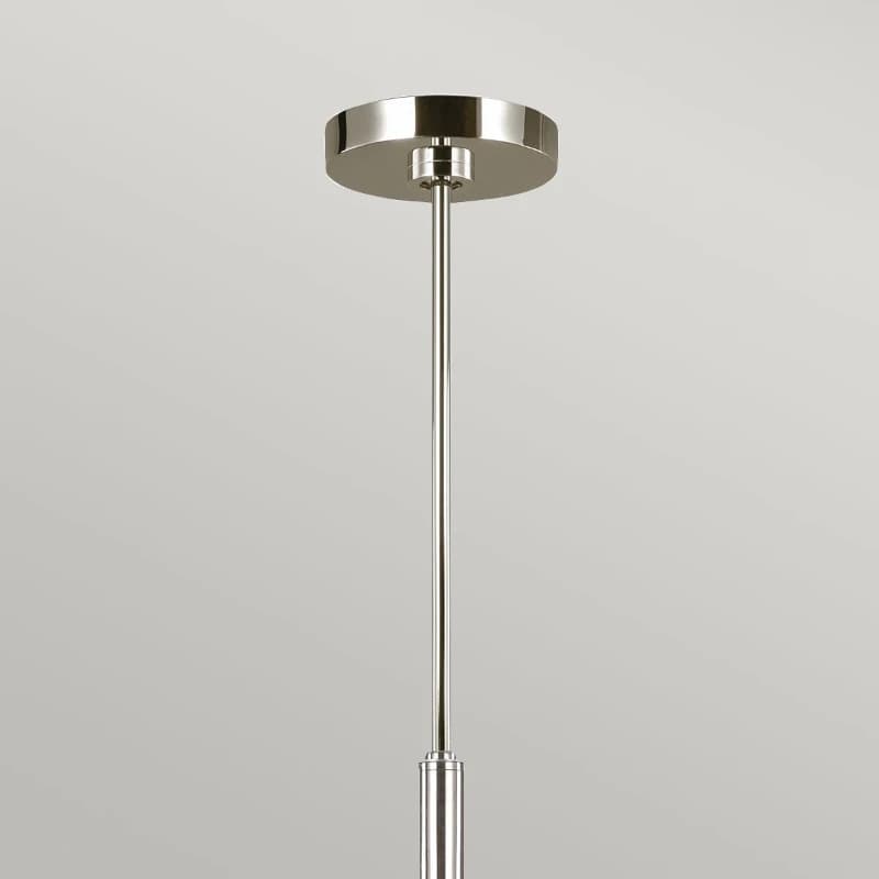 Feiss LED Kroonluchter | 6X E14 Max 60W | Dimbaar | Polished Nickel thumbnail 2