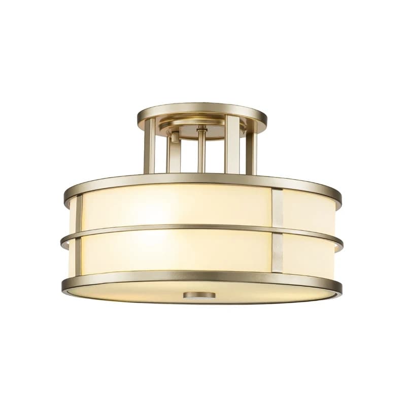 Feiss LED Plafondlamp Fusion | 3X E27 Max 40W | Dimbaar | Painted Natural Brass