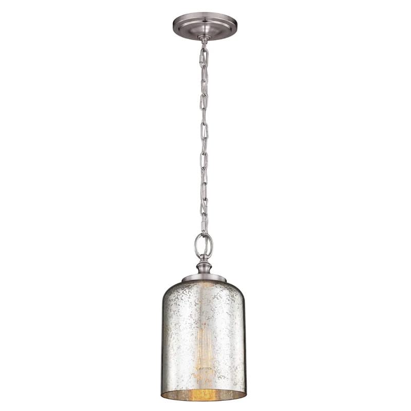 Feiss LED Hanglamp Hounslow | 1X E27 Max 60W | Dimbaar | Brushed Steel