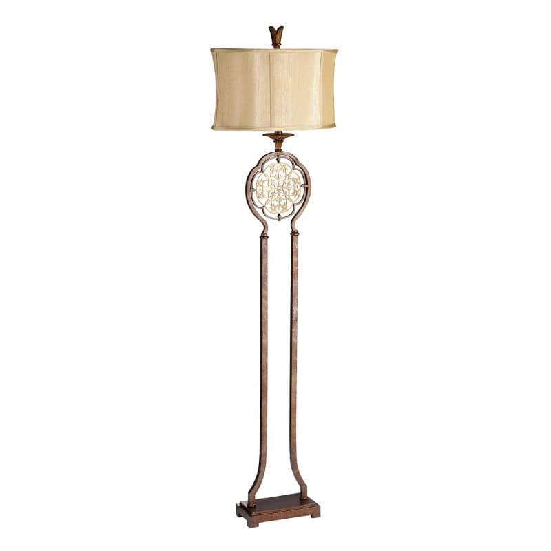 Feiss Staande LED Lamp Marcella | 1X E27 Max 60W | British Bronze/Oxidized Bronze