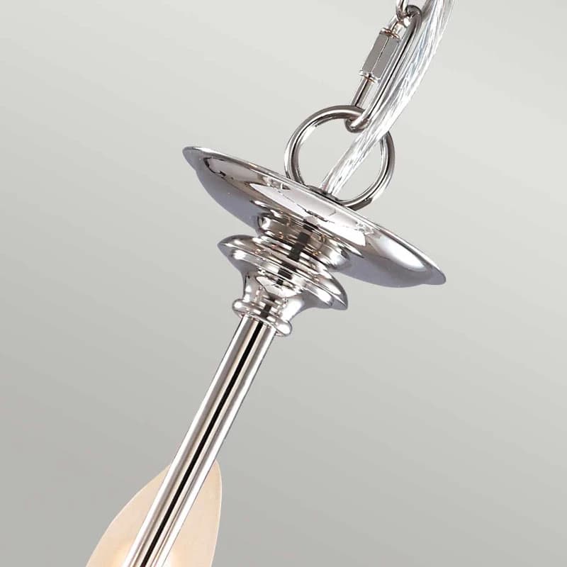 Elstead Lighting LED Kroonluchter | 3X E14 Max 60W | Dimbaar | Polished Nickel thumbnail 2