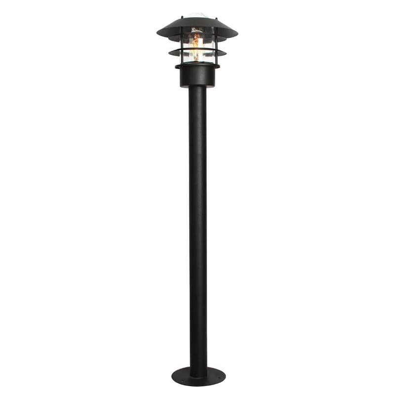 Elstead Lighting Mini LED Tuin Pilaar Helsingor | 1X E27 Max 60W | IP44 (Outdoor) | Black