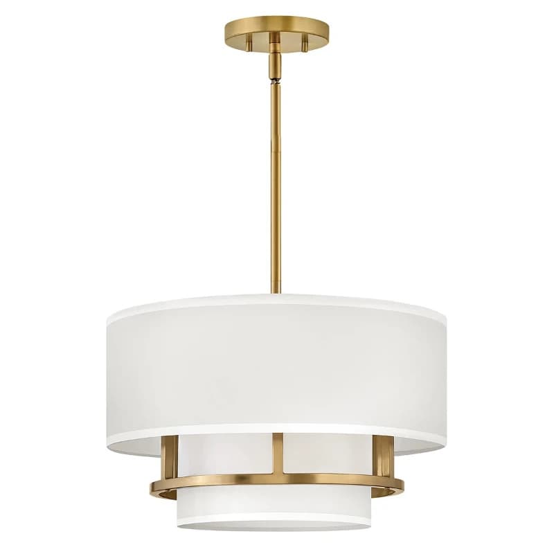 Hinkley LED Hanglamp Graham | 3X E14 Max 40W | Dimbaar | Lacquered Brass thumbnail 2