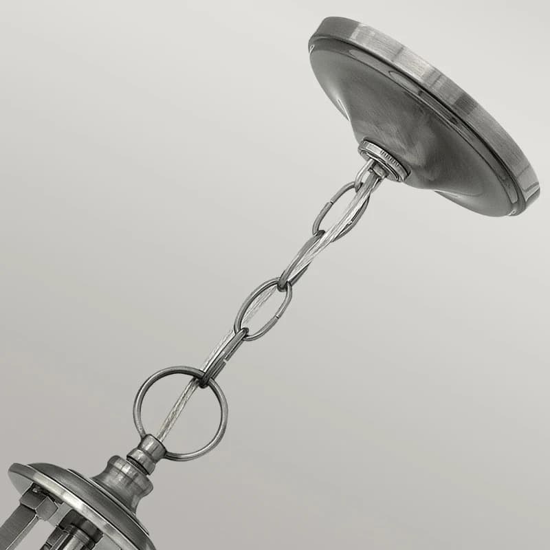 Hinkley LED Kroonluchter | 3X E27 Max 60W | Dimbaar | Antique Nickel thumbnail 2