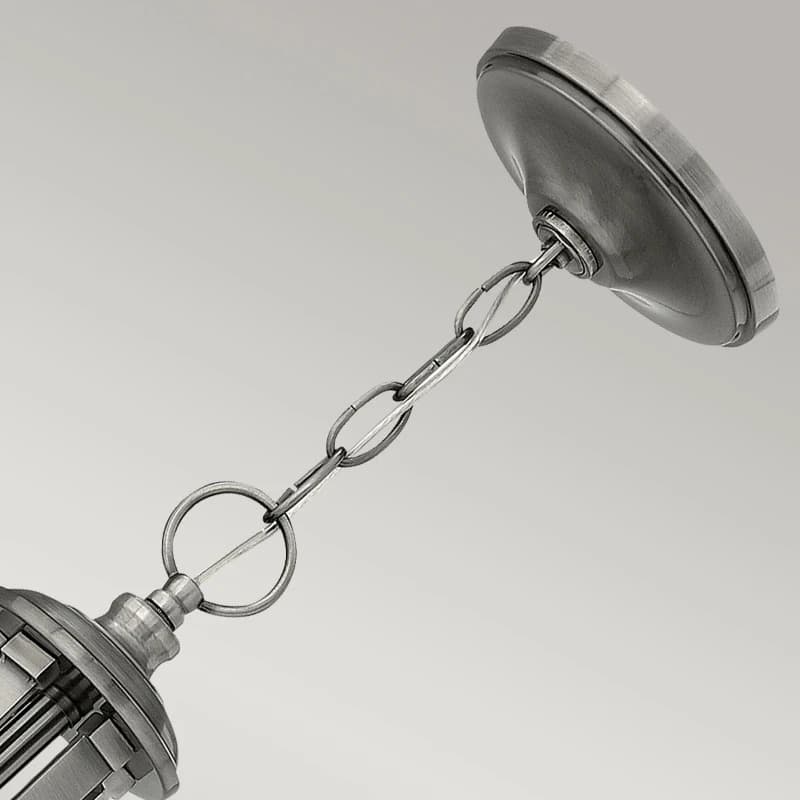 Hinkley LED Kroonluchter | 5X E27 Max 60W | Dimbaar | Antique Nickel thumbnail 2