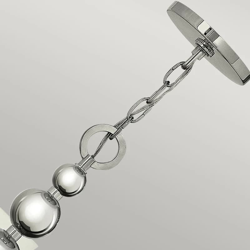 Hinkley LED Kroonluchter | 5X E27 Max 60W | Dimbaar | Polished Nickel thumbnail 2