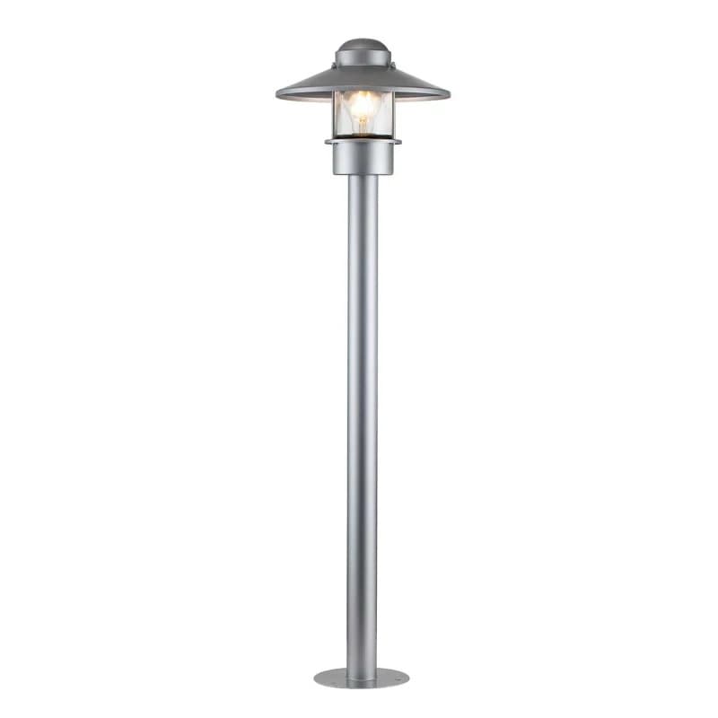 Elstead Lighting Mini LED Tuin Pilaar Klampenborg | 1X E27 Max 60W | IP44 (Outdoor) | Silver