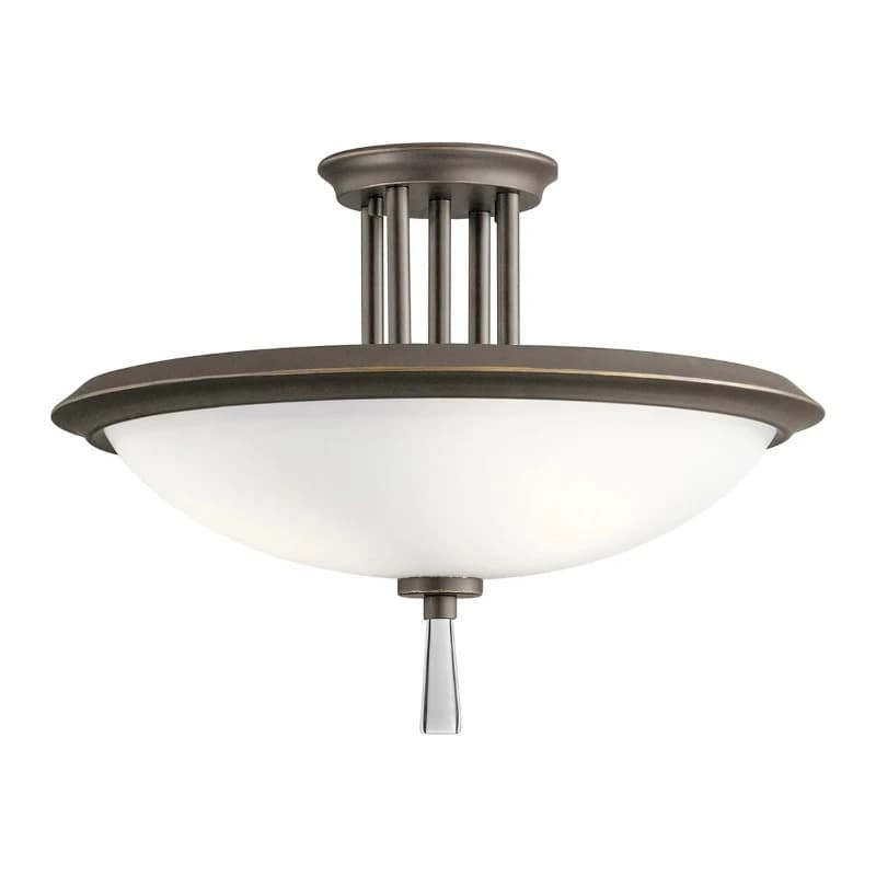 Kichler LED Plafondlamp Dreyfus | 3X E27 Max 60W | Dimbaar | Olde Bronze