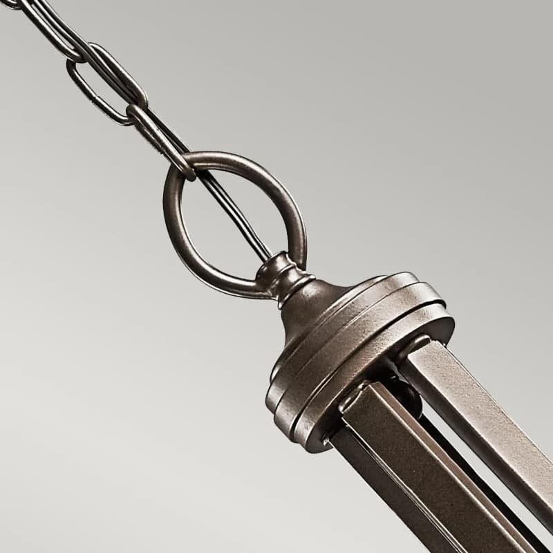 Kichler LED Kroonluchter | 5X E14 Max 40W | Dimbaar | Mission Bronze thumbnail 2