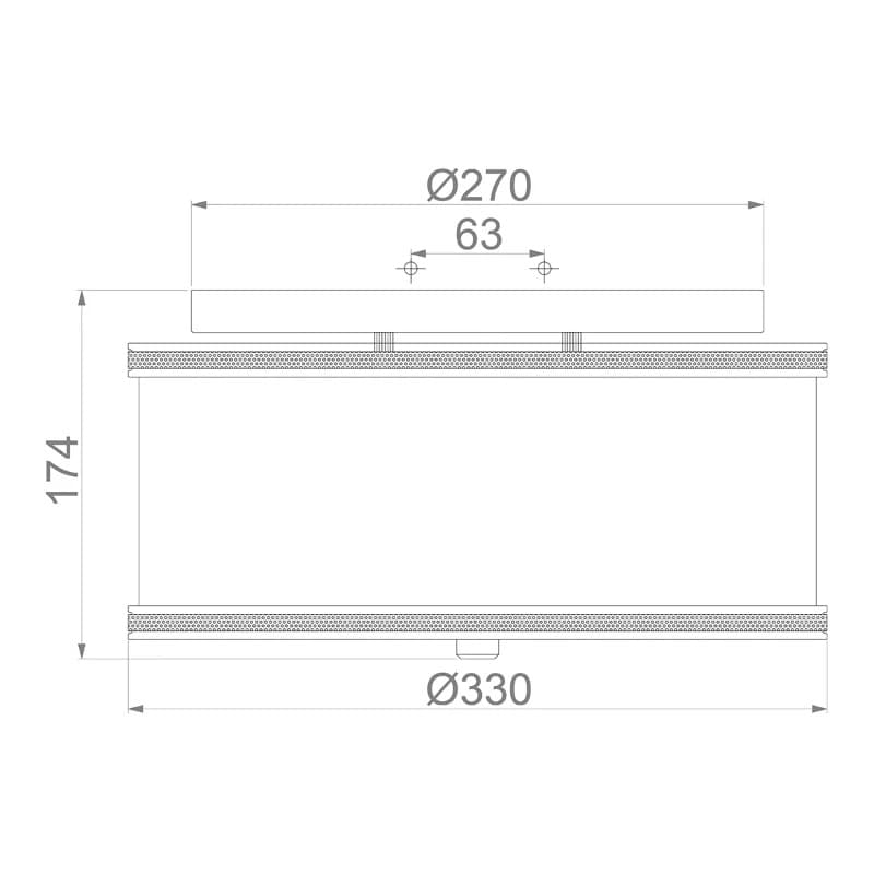 Feiss LED Plafondlamp Pave | 2X E27 Max 60W | Dimbaar | Polished Nickel thumbnail 2