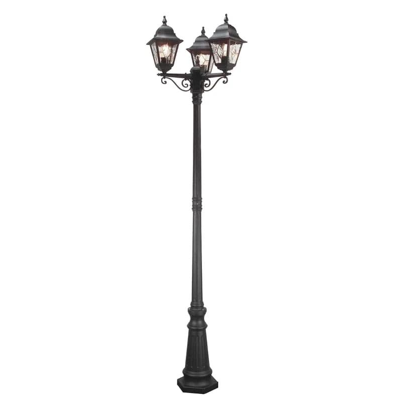 Elstead Lighting LED Tuin Pilaar Norfolk | 3X E27 Max 60W | IP44 (Outdoor) | Black