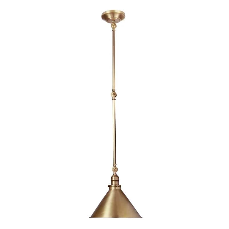 Elstead Lighting LED Hanglamp Provence | 1X E27 Max 60W | Dimbaar | Aged Brass