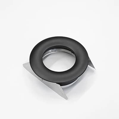 Prolumia Onderdeel | Downlight ring, rond verdiept,ø78(ø70)mm, zwart, vast, lage UGR, met | 42180241